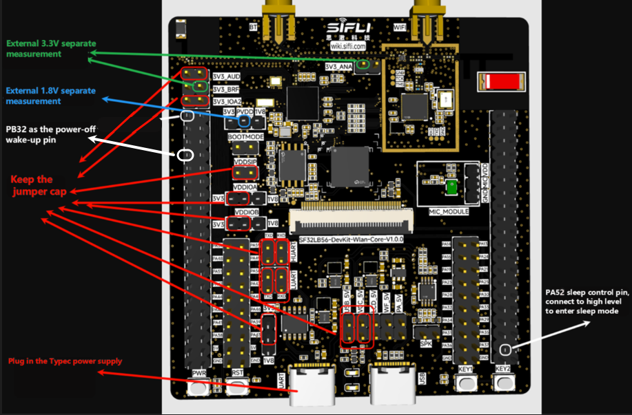 Testing Instructions - SF32LB56x Low-Power Measurement Report documentation