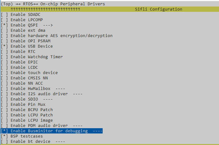 Bus Monitor Config