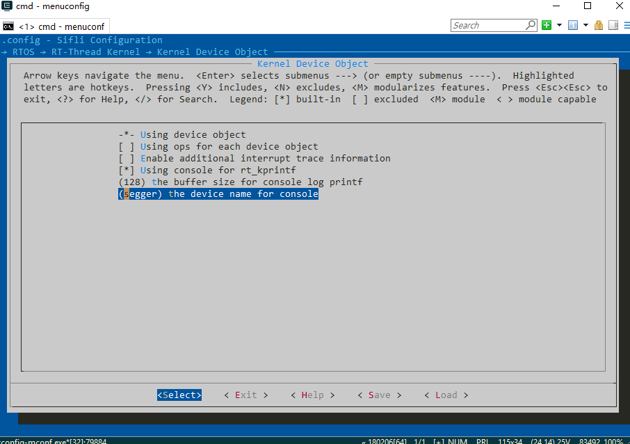 JLink RTT Configuration Step 2