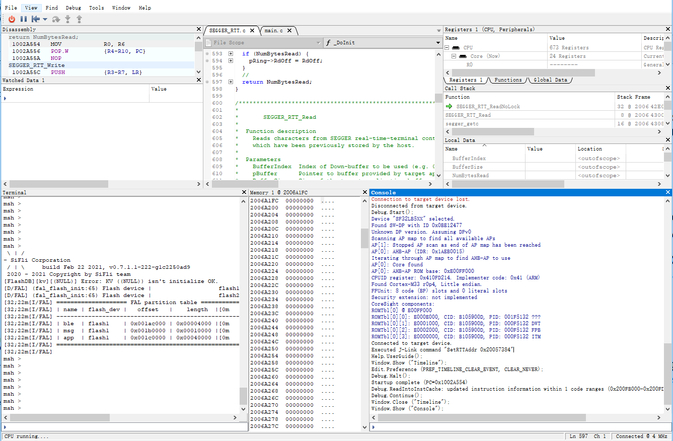 JLink RTT Configuration Step 3