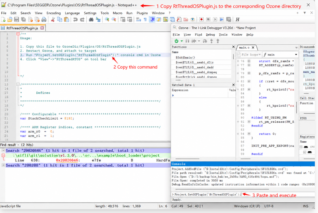 Enable RTOS Plugin 1
