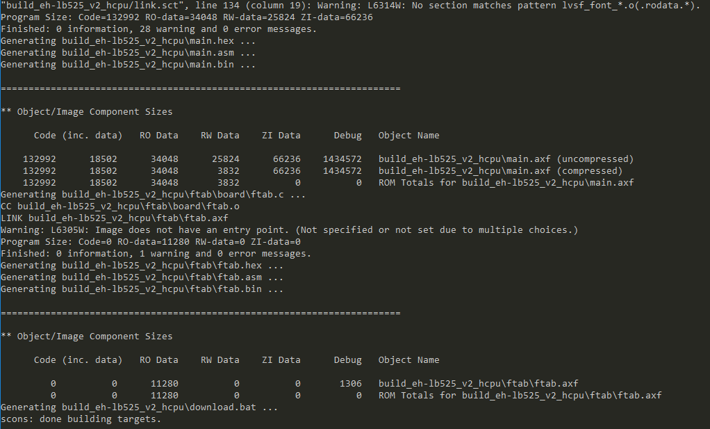 sf525 Project Compilation Successful