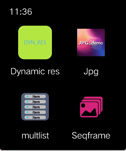 seqframe built-in frame-sequence playback demo