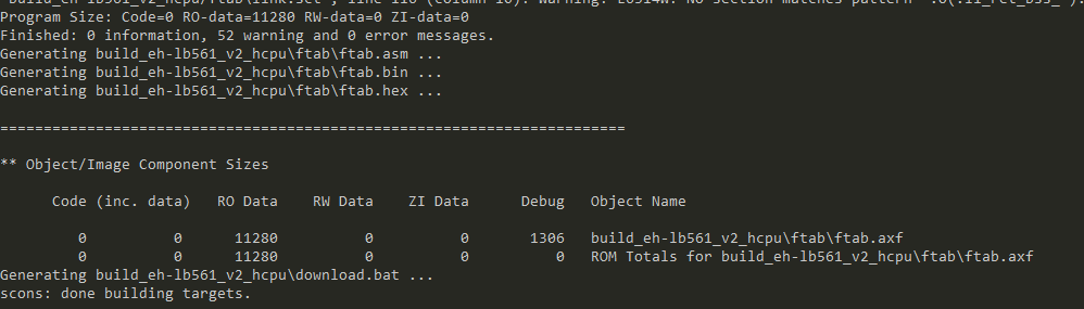 sf561 Project Compilation Successful