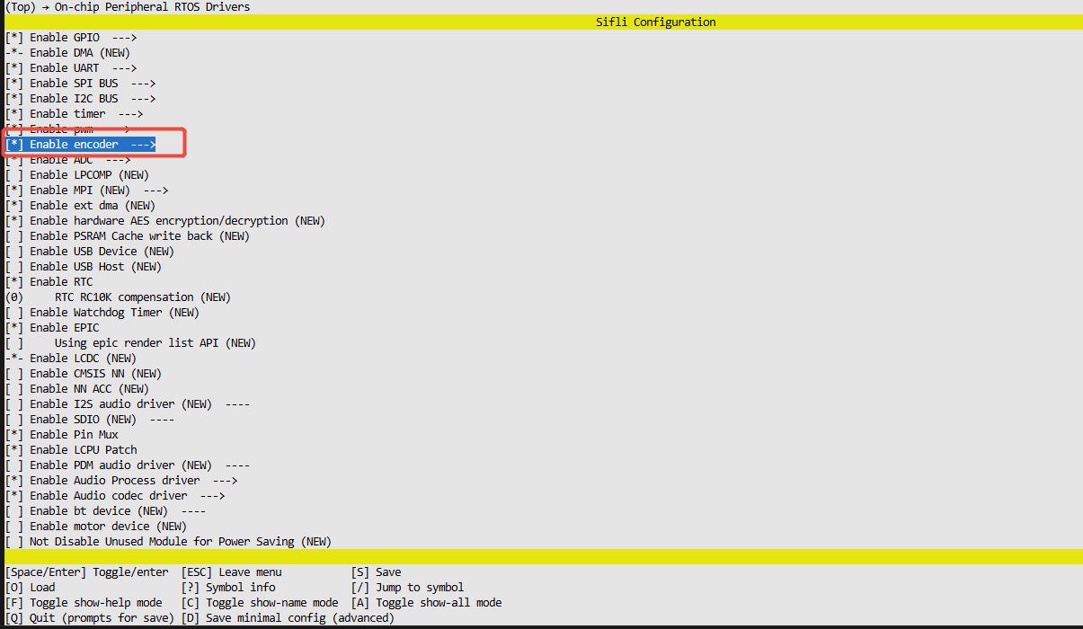 Enable timer: