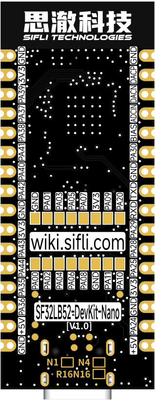 board back side