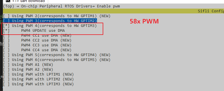 Enable rgbled: