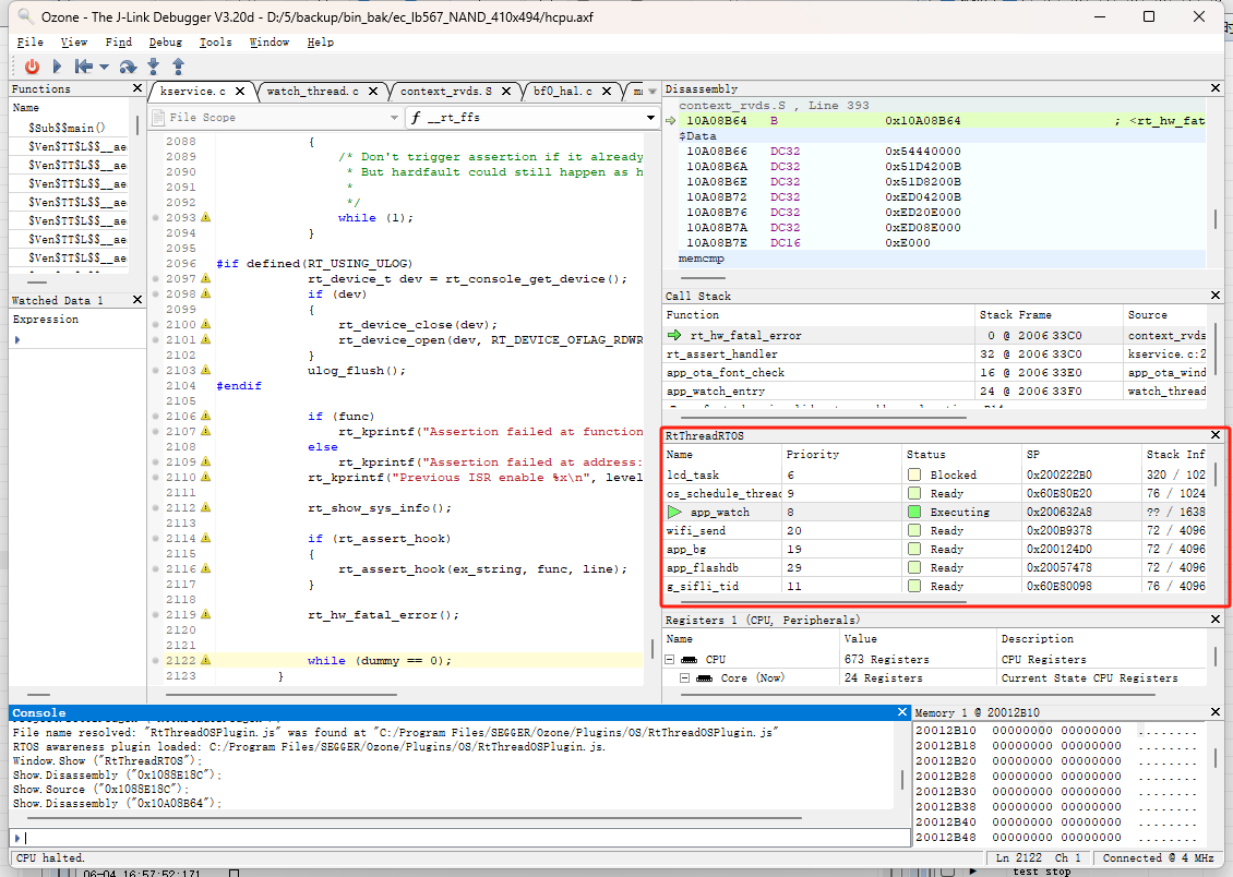 使能 RTOS Plugin 2